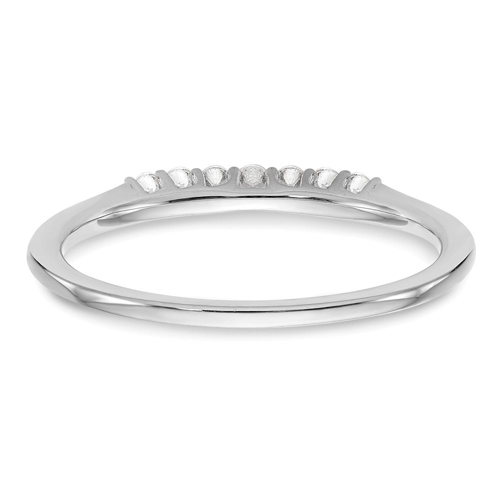 Buy Exclusive 14K White Gold Diamond Wedding Band - 1/10 Carat, Stylish Value