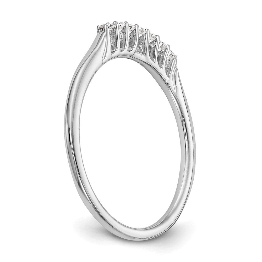 Buy Exclusive 14K White Gold Diamond Wedding Band - 1/10 Carat, Stylish Value