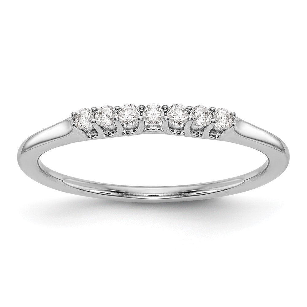 Buy Exclusive 14K White Gold Diamond Wedding Band - 1/10 Carat, Stylish Value