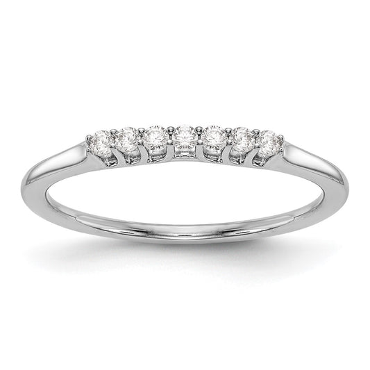Buy Exclusive 14K White Gold Diamond Wedding Band - 1/10 Carat, Stylish Value