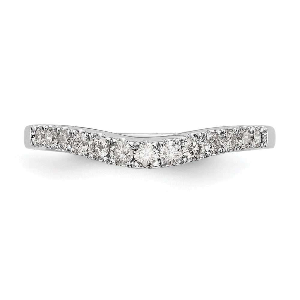Exclusive 14K White Gold 1/3 Carat Diamond Eternity Wedding Band - Stylish Value