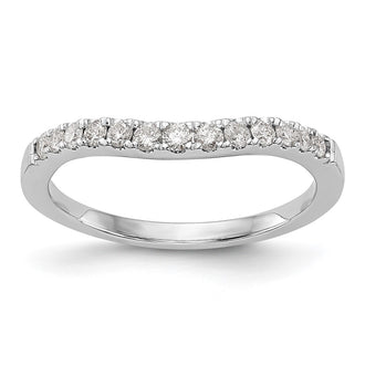 Exclusive 14K White Gold 1/3 Carat Diamond Eternity Wedding Band - Stylish Value