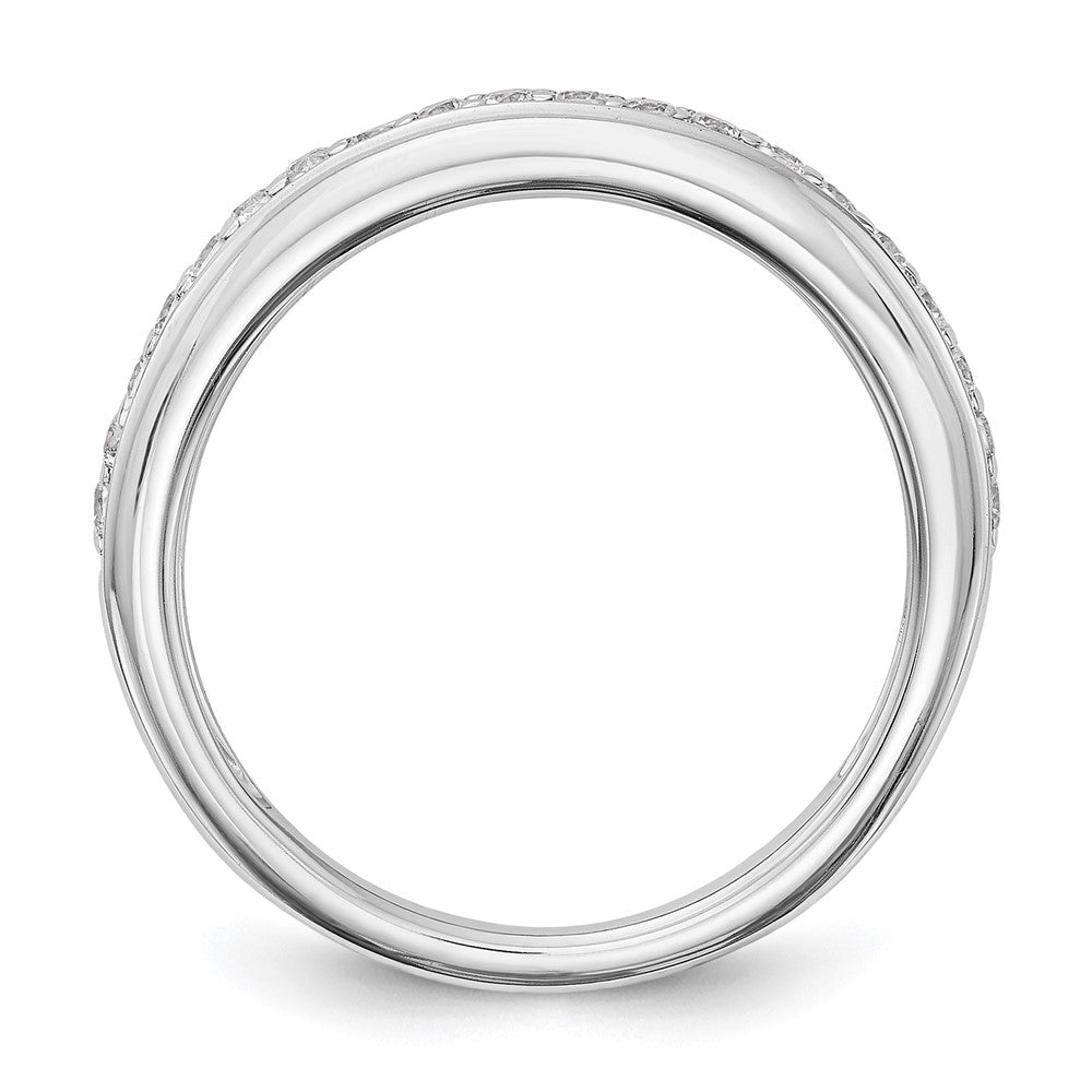 Buy Stylish 14K White Gold Wedding Band Set, 1/3 Carat Diamond - Luxury Value
