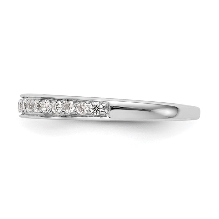 Buy Stylish 14K White Gold Wedding Band Set, 1/3 Carat Diamond - Luxury Value-3