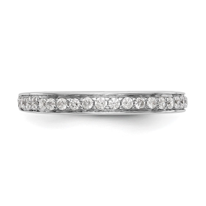 Buy Stylish 14K White Gold Wedding Band Set, 1/3 Carat Diamond - Luxury Value-4