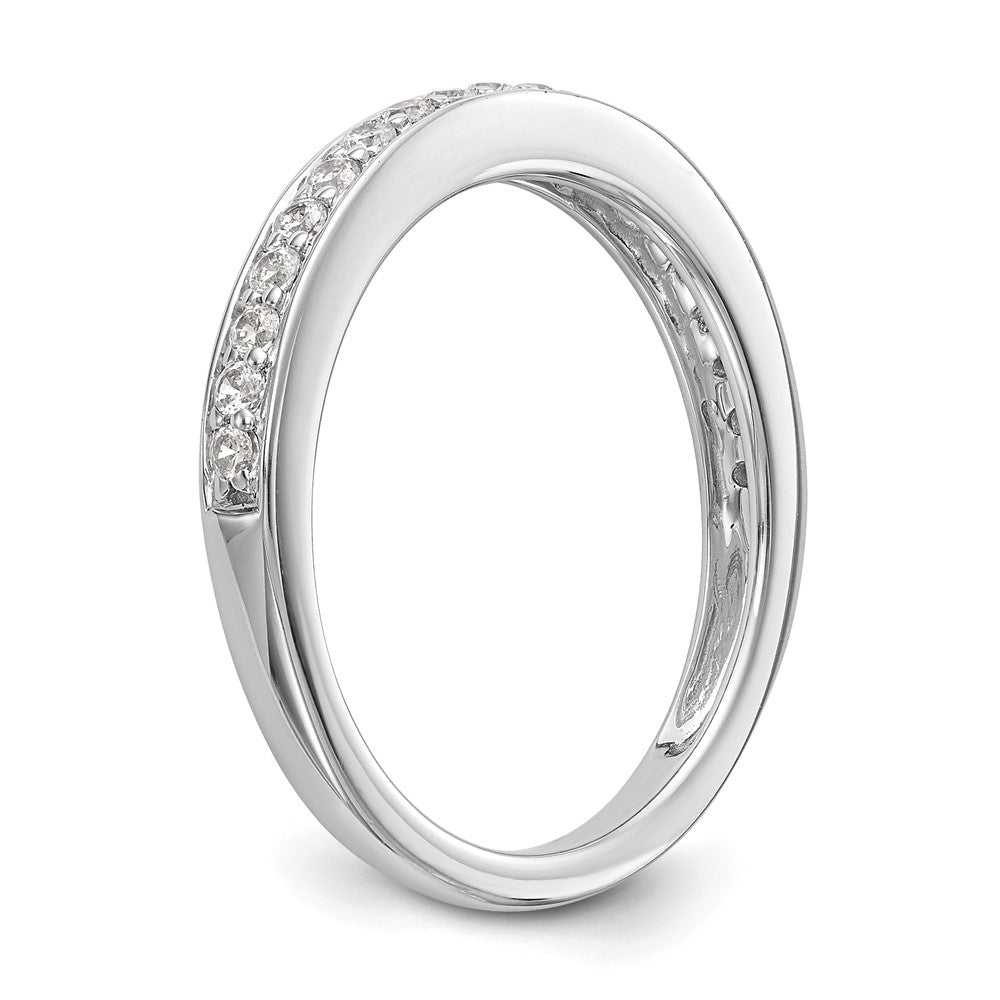 Buy Stylish 14K White Gold Wedding Band Set, 1/3 Carat Diamond - Luxury Value