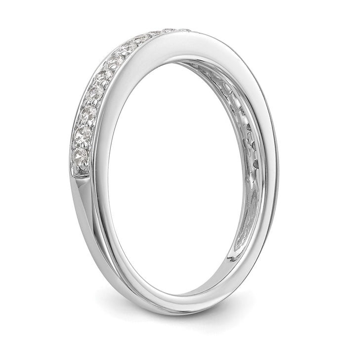 Buy Stylish 14K White Gold Wedding Band Set, 1/3 Carat Diamond - Luxury Value-6