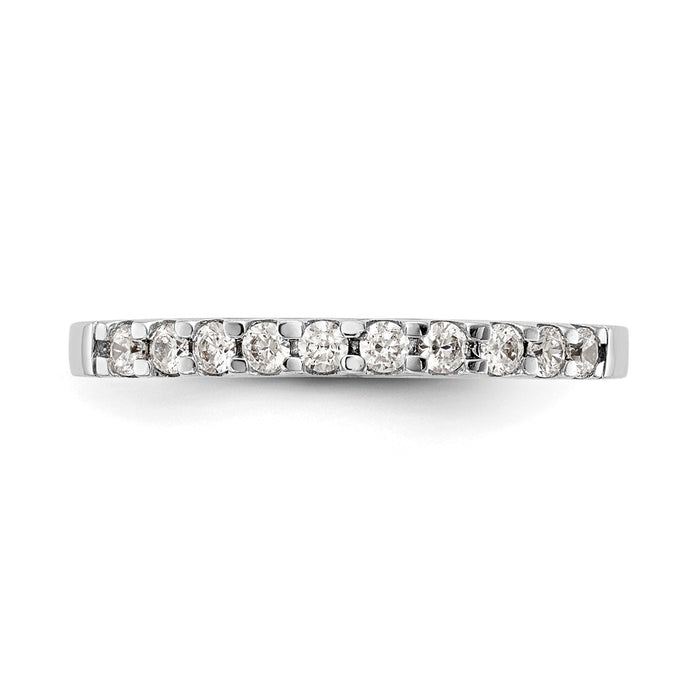Order 14K White Gold Wedding Band Set - 1/3 Carat Diamond Luxury Value-4