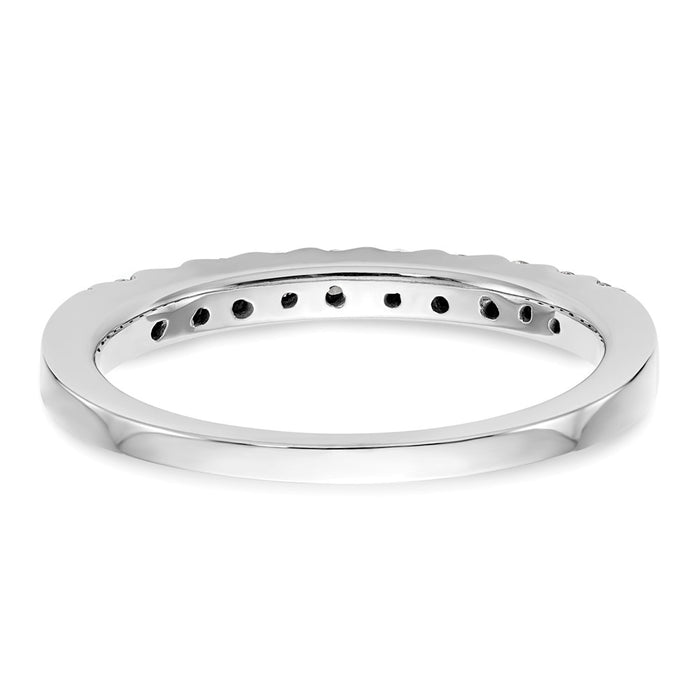Order 14K White Gold Wedding Band Set - 1/3 Carat Diamond Luxury Value-5