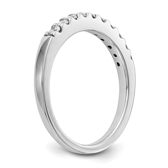 Order 14K White Gold Wedding Band Set - 1/3 Carat Diamond Luxury Value-6