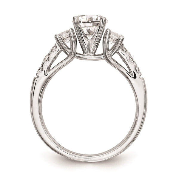 Buy Exclusive 14K White Gold 3-Stone Engagement Ring, 1/5 Carat Diamond Value