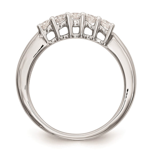 Buy Exclusive 14K White Gold 5-Stone Diamond Engagement Ring Setting - Luxury Value