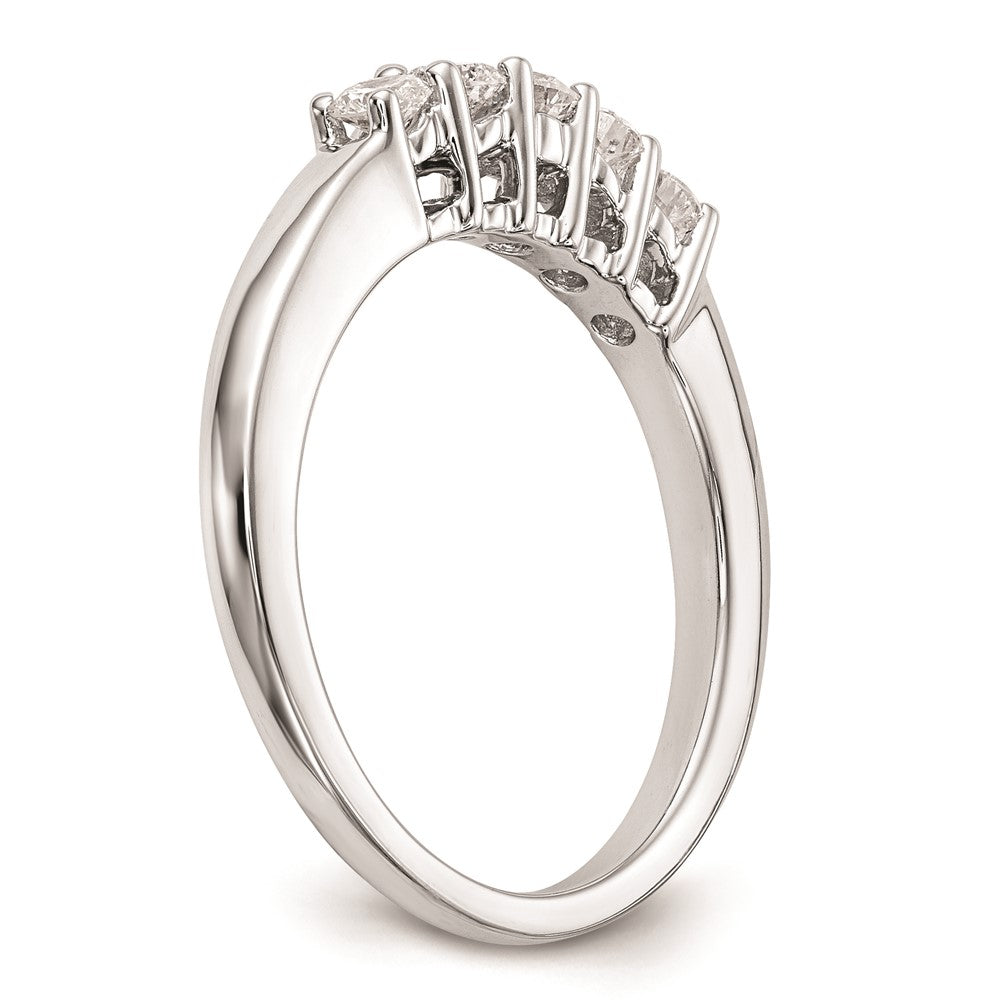 Buy Exclusive 14K White Gold 5-Stone Diamond Engagement Ring Setting - Luxury Value