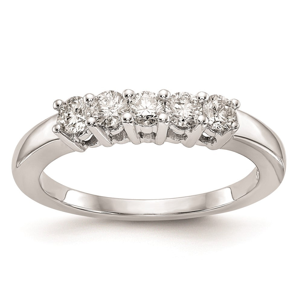 Buy Exclusive 14K White Gold 5-Stone Diamond Engagement Ring Setting - Luxury Value
