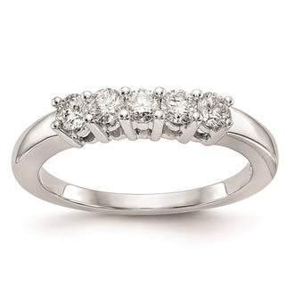 Buy Exclusive 14K White Gold 5-Stone Diamond Engagement Ring Setting - Luxury Value
