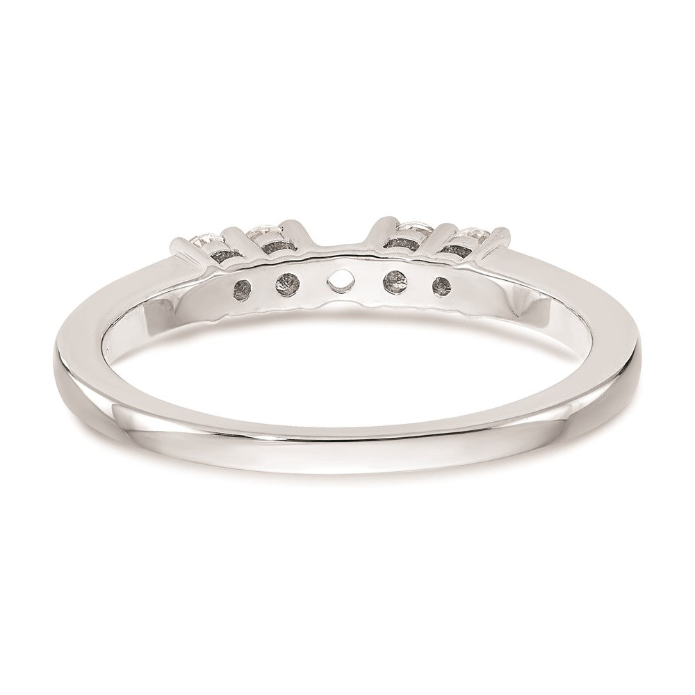 Buy Exclusive 14K White Gold 5-Stone Engagement Ring Mounting - Stylish & Affordable!