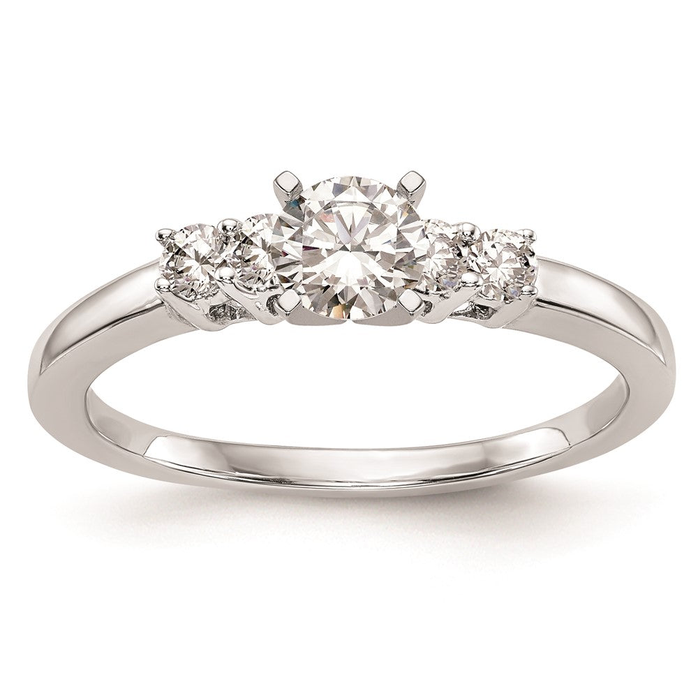 Buy Exclusive 14K White Gold 5-Stone Engagement Ring Mounting - Stylish & Affordable!