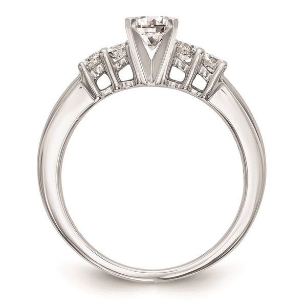 14K White Gold 5-Stone Engagement Ring Mounting - Style GR1-1030869