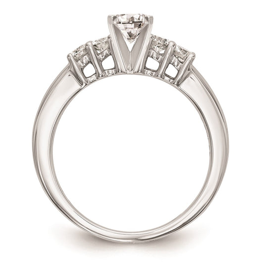 Buy 14K White Gold 5-Stone Engagement Ring Mounting - Stylish & Affordable!