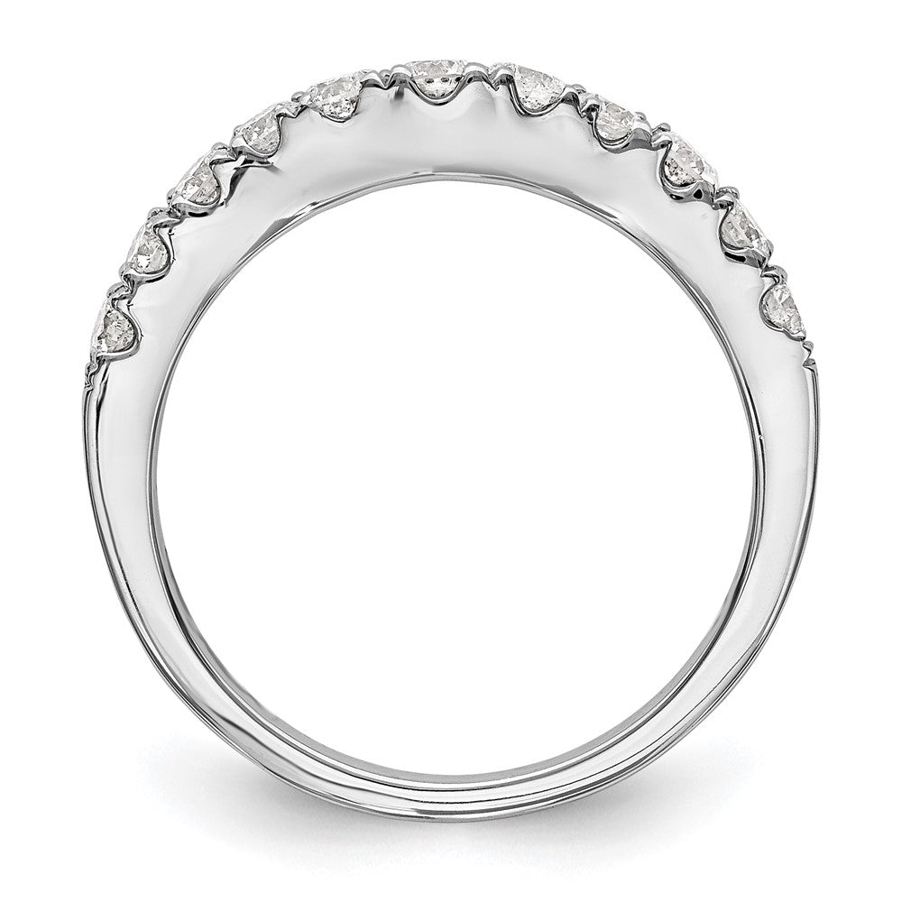 High-Quality 14K White Gold 3/4 Carat Diamond Wedding Band - Stylish Value!