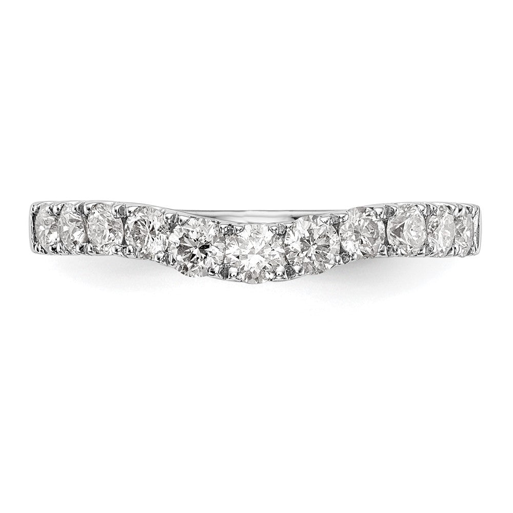 High-Quality 14K White Gold 3/4 Carat Diamond Wedding Band - Stylish Value!