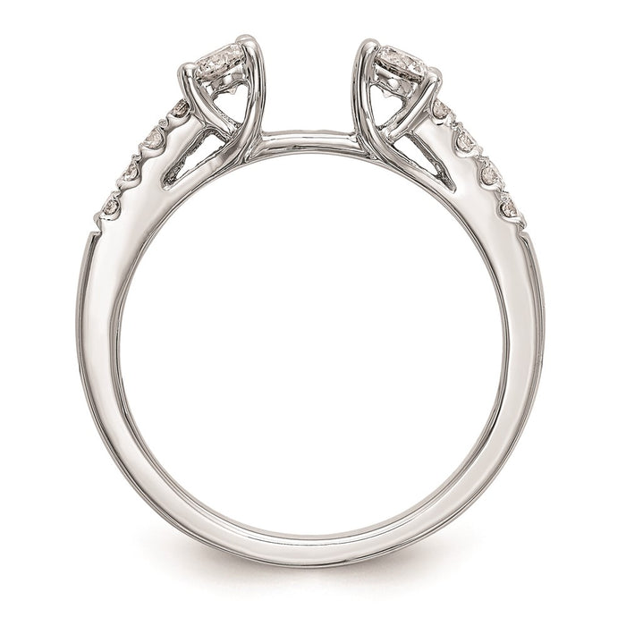 Exclusive 14K White Gold 3-Stone Engagement Ring - Stylish & Affordable!-2