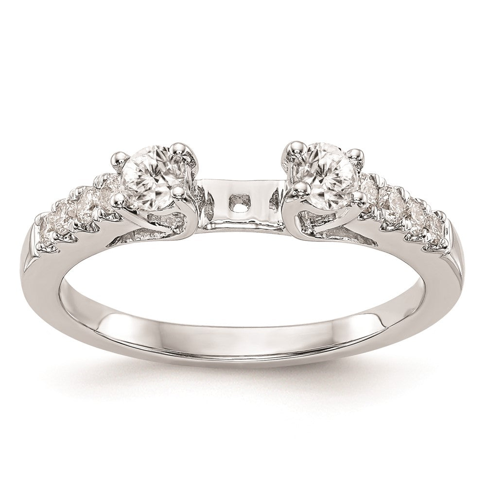 Exclusive 14K White Gold 3-Stone Engagement Ring - Stylish & Affordable!