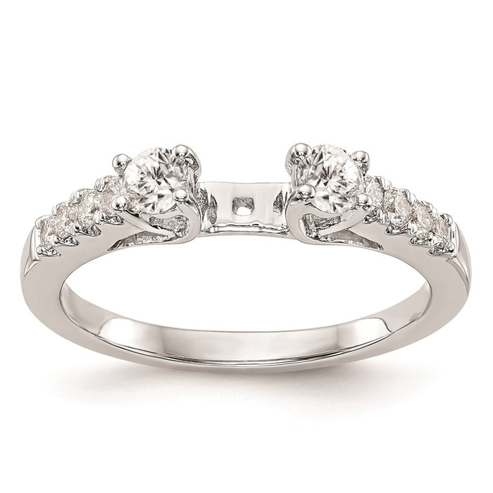 Exclusive 14K White Gold 3-Stone Engagement Ring - Stylish & Affordable!-9