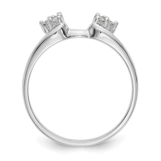 Buy Exclusive 14K White Gold Diamond Wrap Ring, 1/8 Ct, Stylish Luxury
