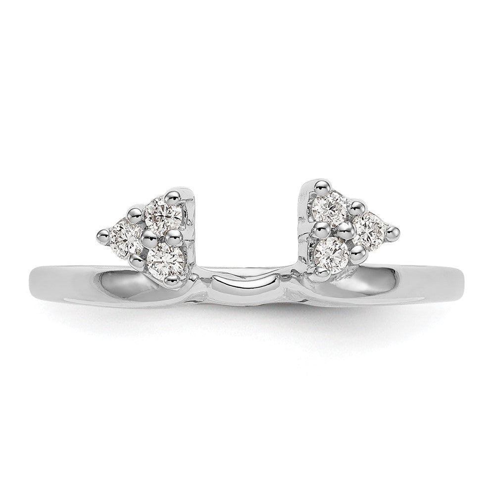 Buy Exclusive 14K White Gold Diamond Wrap Ring, 1/8 Ct, Stylish Luxury