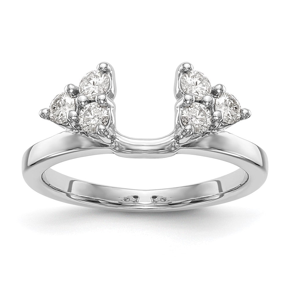 Buy Exclusive 14K White Gold Diamond Wrap Ring - 3/8 Carat, Stylish Value!