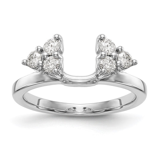 Buy Exclusive 14K White Gold Diamond Wrap Ring - 3/8 Carat, Stylish Value!