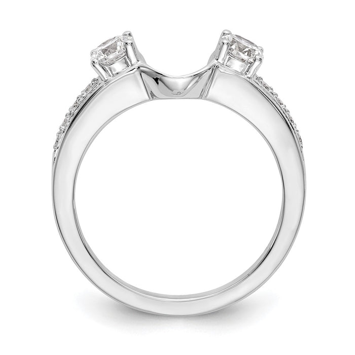 Buy Exclusive 14K White Gold 1/2 Carat Diamond Full Wrap Ring - Stylish Value!-2