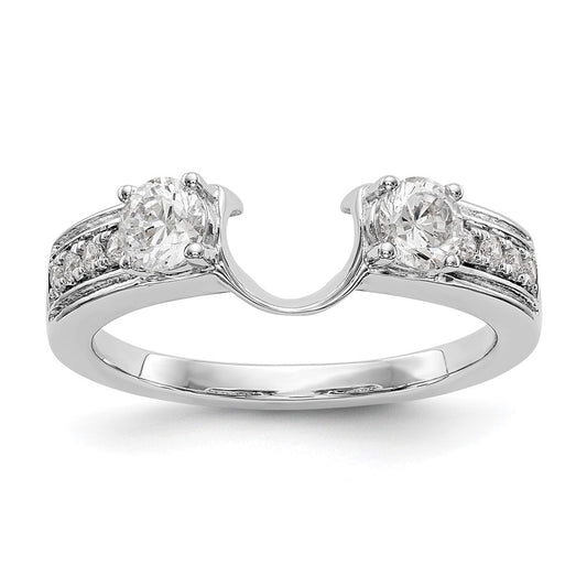 Buy Exclusive 14K White Gold 1/2 Carat Diamond Full Wrap Ring - Stylish Value!