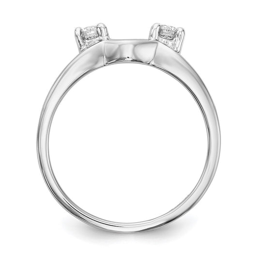 Buy Exclusive 14K White Gold 1/4 Carat Diamond Full Wrap Ring - Stylish Value