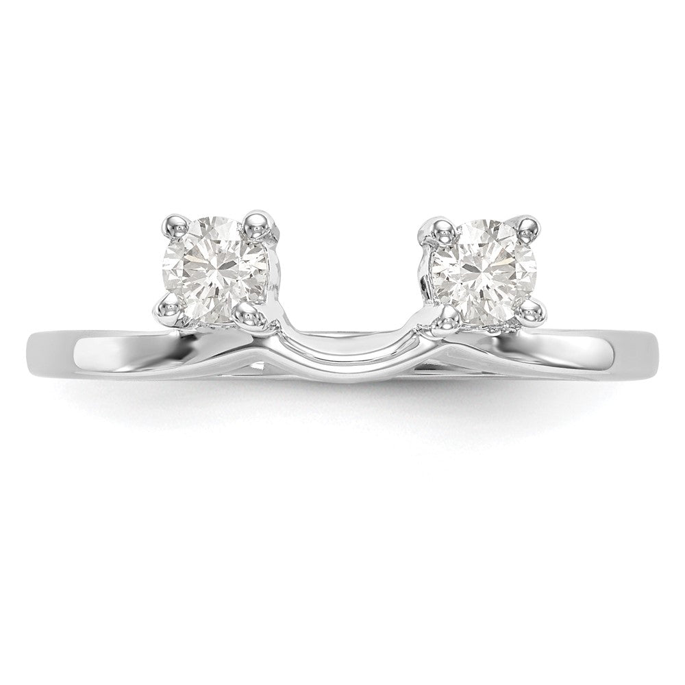 Buy Exclusive 14K White Gold 1/4 Carat Diamond Full Wrap Ring - Stylish Value