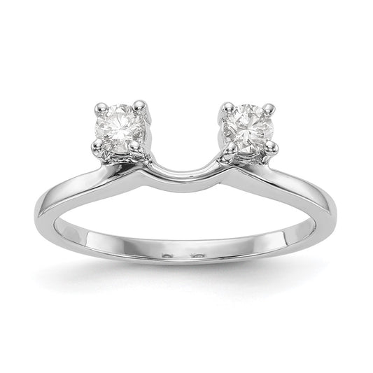 Buy Exclusive 14K White Gold 1/4 Carat Diamond Full Wrap Ring - Stylish Value