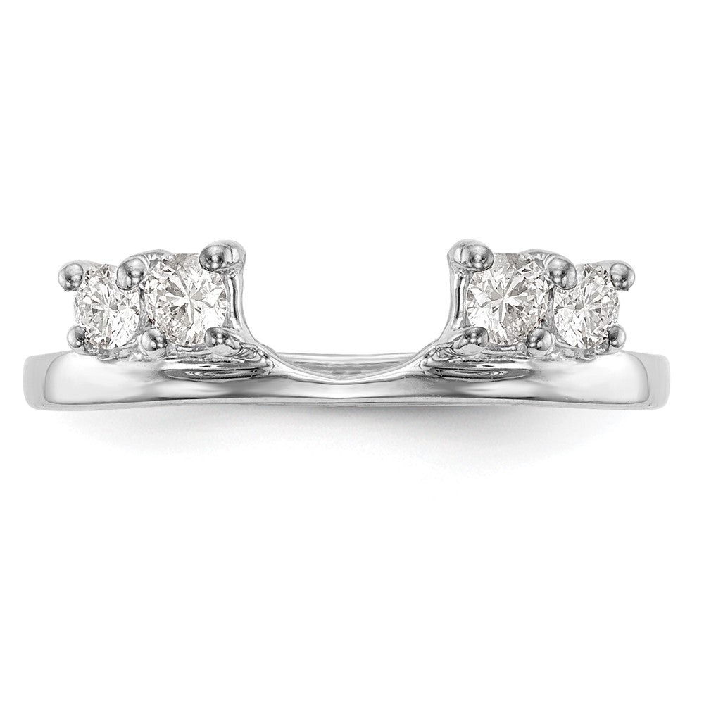 Buy Stylish 14K White Gold 1/3 Carat Diamond Full Wrap Ring - Luxury Value!