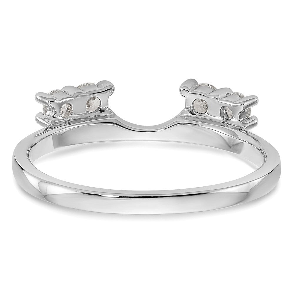 Buy Stylish 14K White Gold 1/3 Carat Diamond Full Wrap Ring - Luxury Value!