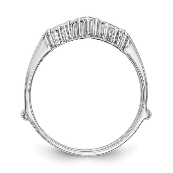 14K White Gold Diamond Ring Guard - 1/3 Carat Total Weight - Style GR1-1034523