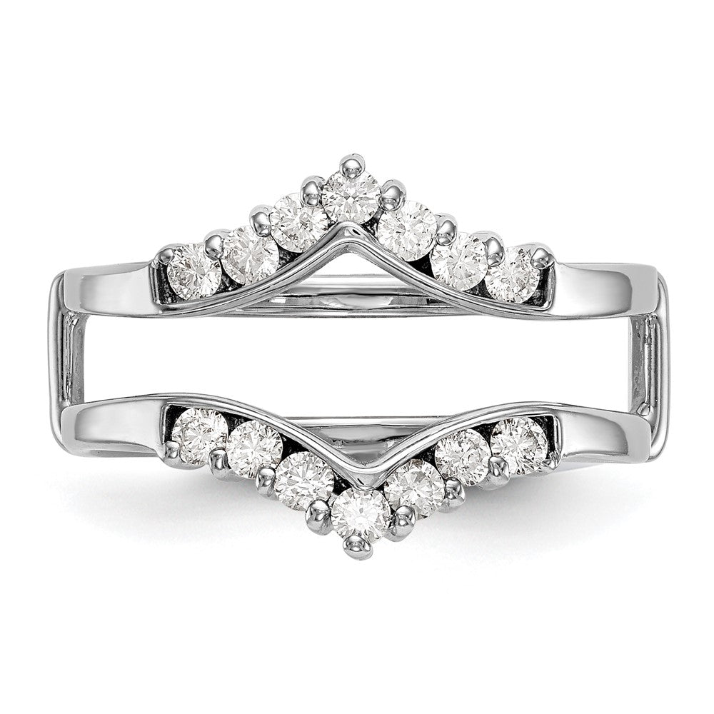 Buy Stylish 14K White Gold Diamond Ring Guard | 1/3 Carat Total Weight