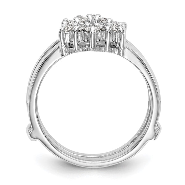 14K White Gold Diamond Ring Guard - 1/3 Carat Total Weight - Style GR1-1022844