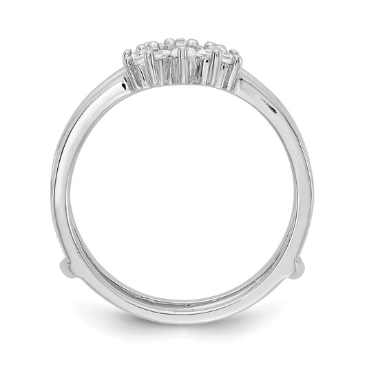 Buy 14K White Gold Diamond Ring Guard, 1/5 Carat Total Weight - Luxury Style!