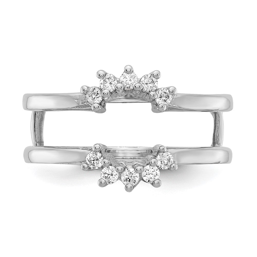 Buy 14K White Gold Diamond Ring Guard, 1/5 Carat Total Weight - Luxury Style!