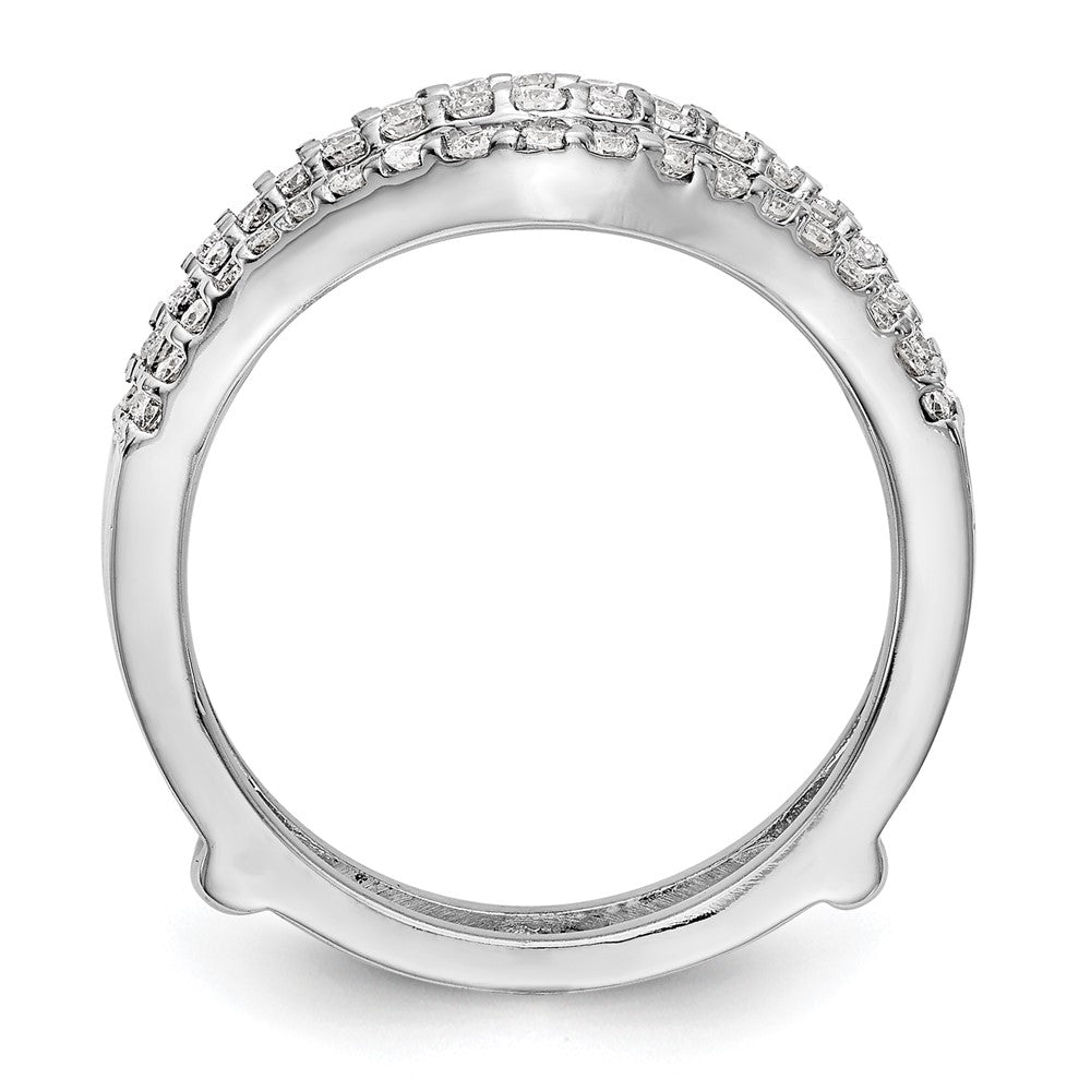 Buy 14K White Gold 5/8 Carat Diamond Full Ring Guard - Stylish & Affordable!
