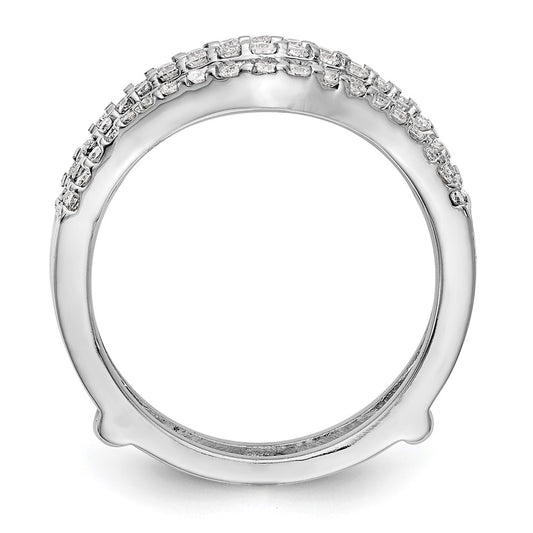 Buy 14K White Gold 5/8 Carat Diamond Full Ring Guard - Stylish & Affordable!