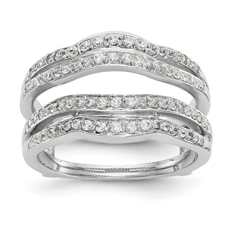 Buy Stylish 14K White Gold 1/2 Carat Diamond Full Ring Guard - Luxury Design