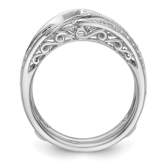 Buy Luxury 14K White Gold Diamond Ring Guard - 1/4 Carat Total Weight
