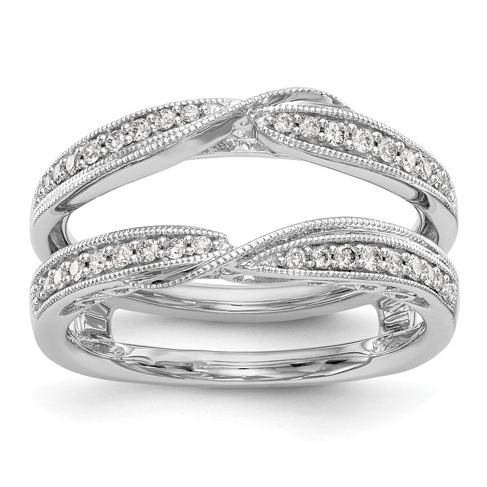 Buy Luxury 14K White Gold Diamond Ring Guard - 1/4 Carat Total Weight