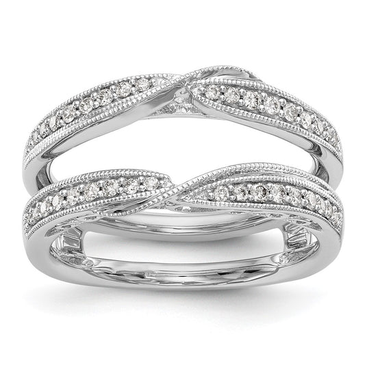 Buy Luxury 14K White Gold Diamond Ring Guard - 1/4 Carat Total Weight